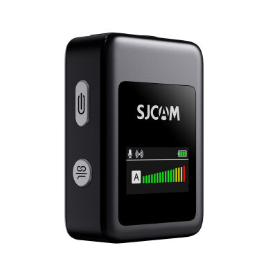 SJCAM M1 Profesyonel Kablosuz Yaka Mikrofonu (1TX  + 1 RX) 100dB Tek Vericili Gürültü Engelleyici (SNR) LCD Ekran - 7
