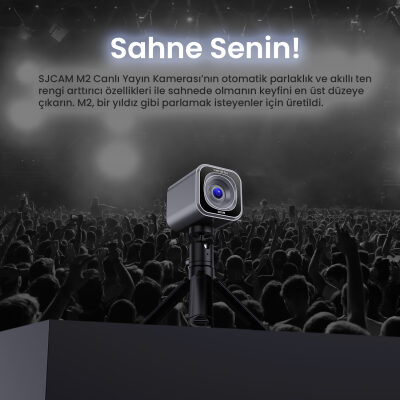 SJCAM M2 4K 12MP Webcam Kamerası F2.0 Lens Adaptif Parlaklık ve CMOS Sensör - 6