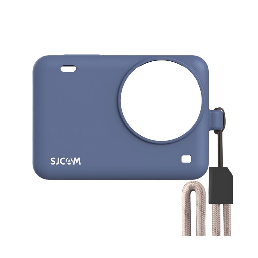 SJCAM SJ10 Aksiyon Kamera Serisi için Koruyucu Silikon Kılıf Mavi - 2