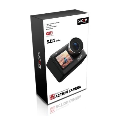 SJCAM SJ11 Active Dual Screen 4K UHD Aksiyon Kamerası Siyah - 8