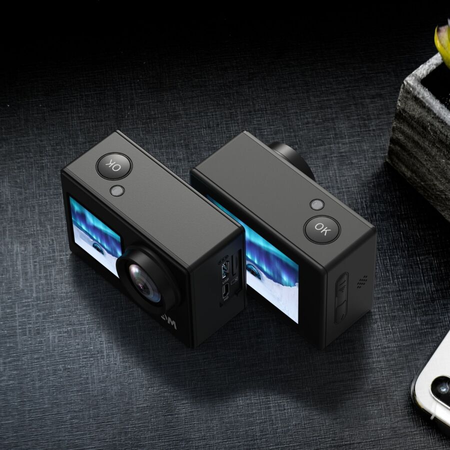 SJCAM SJ4000 Dual Screen WiFi 4K Aksiyon Kamerası Siyah - 2