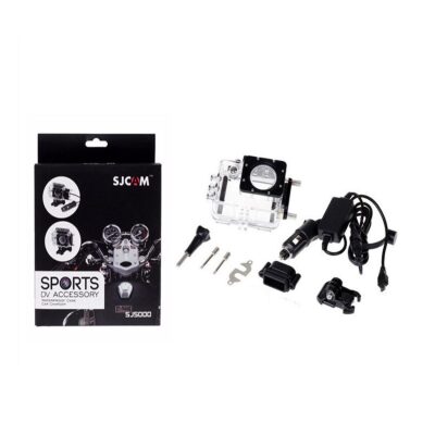 SJCAM SJ5000 Motosiklet Şarjı ve Su Geçirmez Housing Kılıf - 5