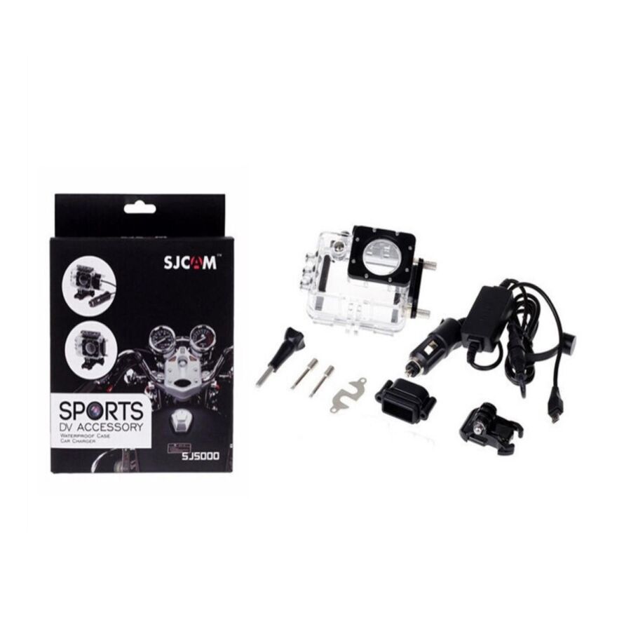 SJCAM SJ5000 Motosiklet Şarjı ve Su Geçirmez Housing Kılıf - 5