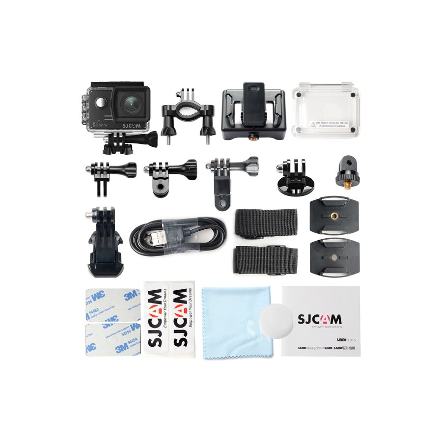 SJCAM SJ5000X Elite Aksiyon Kamerası Siyah - 5