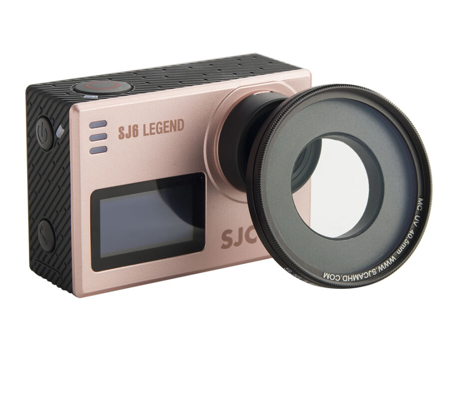 SJCAM SJ6 Aksiyon Kamerası için Koruma Kapaklı Çizilmez MC UV 40.5mm Lens - 5
