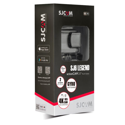 SJCAM SJ6 Legend 4K Aksiyon Kamerası Siyah - 5
