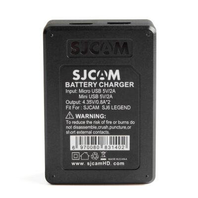 SJCAM SJ6 Pro ve SJ6 Legend İkili Yedek Batarya Şarj İstasyonu - 2
