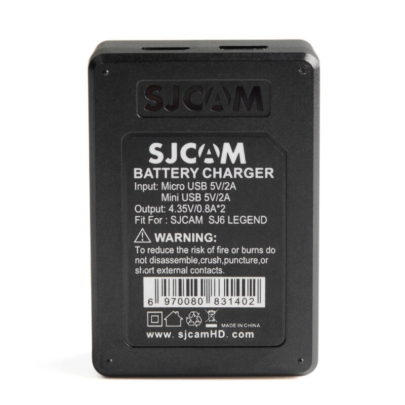 SJCAM SJ6 Pro ve SJ6 Legend İkili Yedek Batarya Şarj İstasyonu - 2