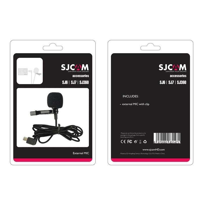 SJCAM SJ6 SJ7 SJ360 Aksiyon Kamera Harici Mikrofon - 5