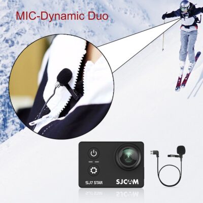 SJCAM SJ6 SJ7 SJ360 Aksiyon Kamera Harici Uzun Mikrofon - 2