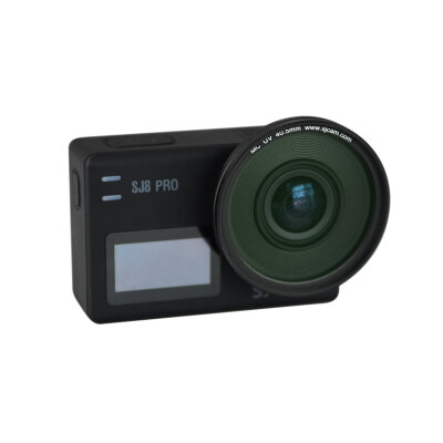 SJCAM SJ8 Aksiyon Kamera Serisi için Koruma Kapaklı Çizilmez MC UV 40.5mm Lens - 5