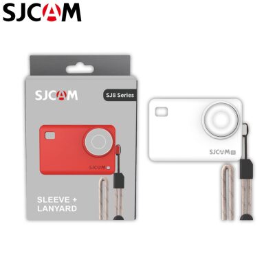 SJCAM SJ8 Aksiyon Kamera Serisi için Koruyucu Silikon Kılıf Beyaz - 4