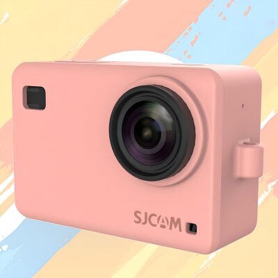 SJCAM SJ8 Aksiyon Kamera Serisi için Koruyucu Silikon Kılıf Pembe - 6
