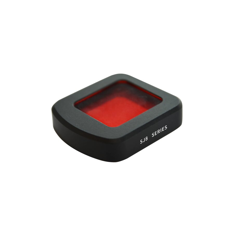 SJCAM SJ8 Aksiyon Kamera Serisi için Su Altı Dalış Filtresi Kırmızı - 7