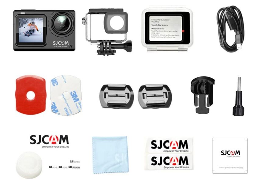 SJCAM SJ8 Dual Screen Wi-Fi 4K Aksiyon Kamerası Siyah - 5