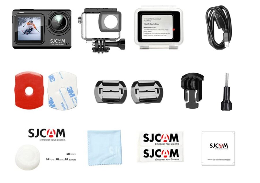 SJCAM SJ8 Dual Screen Wi-Fi 4K Aksiyon Kamerası Siyah - 5