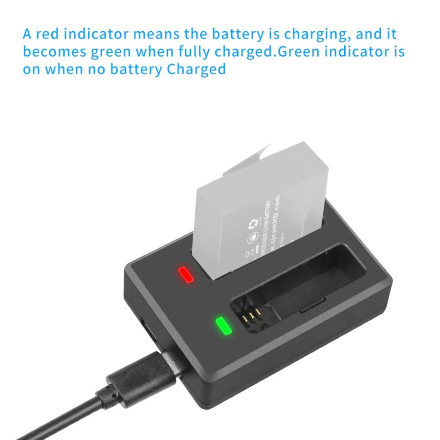 SJCAM SJ8 İkili Yedek Batarya Şarj İstasyonu - 6