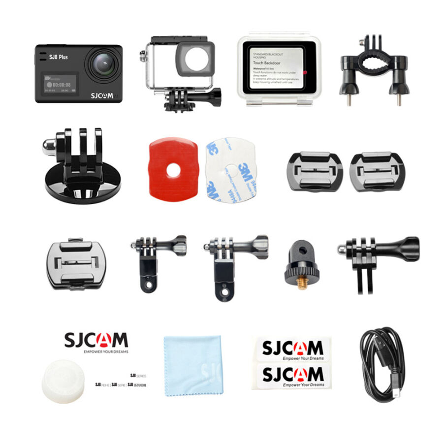 SJCAM SJ8 Plus Wifi 4K Aksiyon Kamerası Siyah - 5