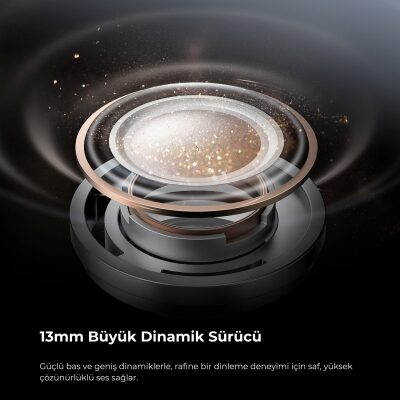 SoundPeats Air4 Pro ANC aptX TWS Kablosuz Bluetooth Kulaklık Siyah - 9