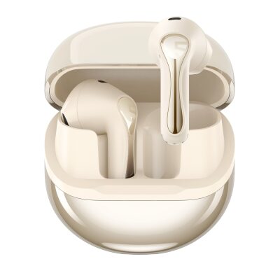 SoundPeats Air5 Hi-Res ANC aptX Kablosuz Bluetooth 5.4 Kulaklık Bej