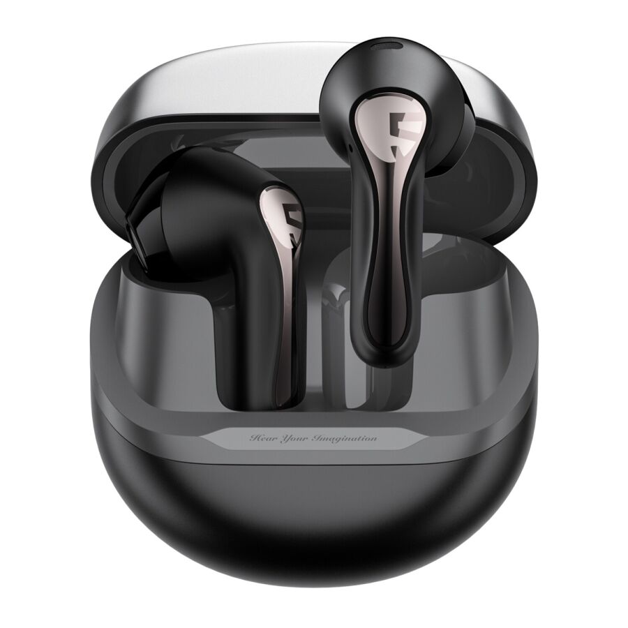 SoundPeats Air5 Hi-Res ANC aptX Kablosuz Bluetooth 5.4 Kulaklık Siyah - 1