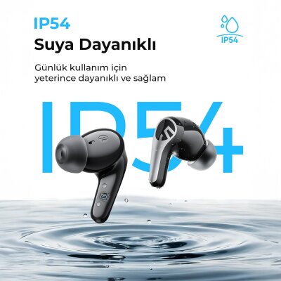Soundpeats C30 Hybrid ANC TWS Bluetooth 6.0 Kablosuz Kulak içi Kulaklık Siyah - 10