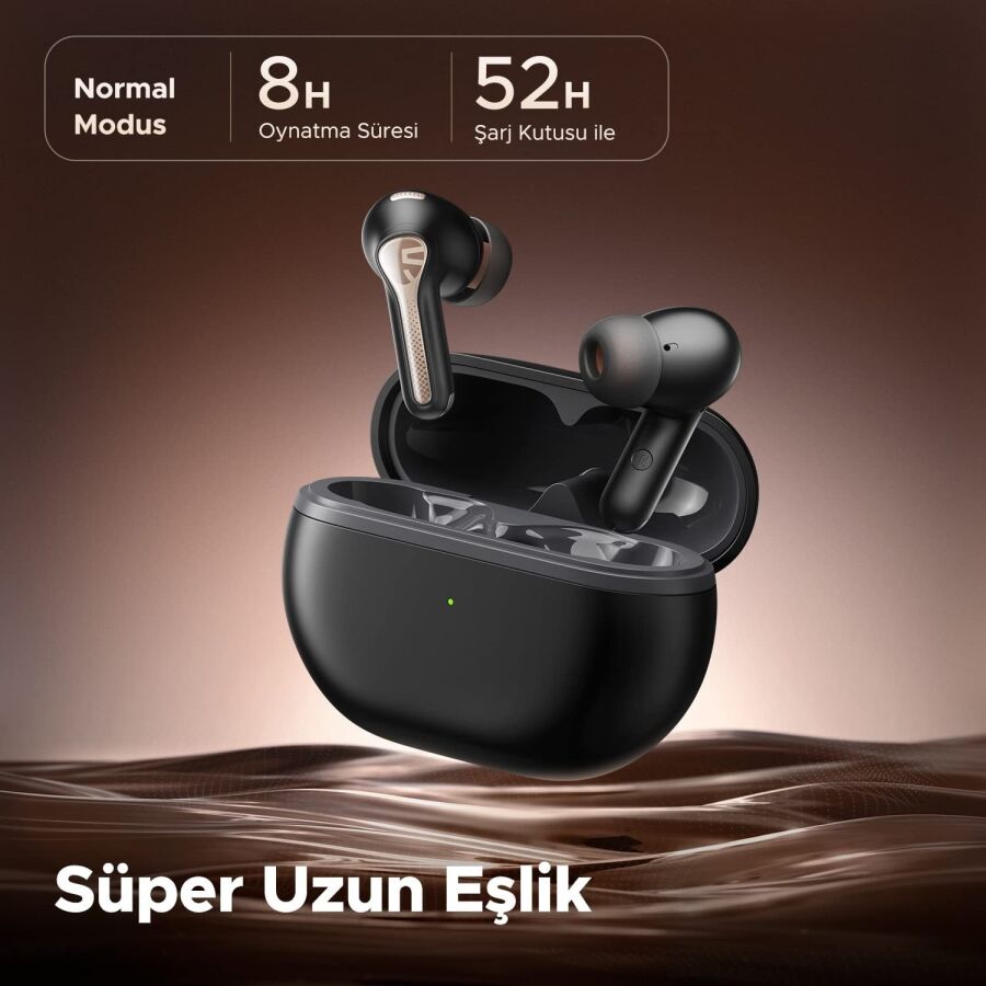 SoundPeats Capsule3 Pro Hi-Res LDAC Bluetooth 5.3 ANC Kablosuz Kulaklık Siyah - 4