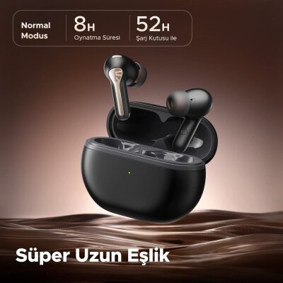SoundPeats Capsule3 Pro Hi-Res LDAC Bluetooth 5.3 ANC Kablosuz Kulaklık Siyah - 4