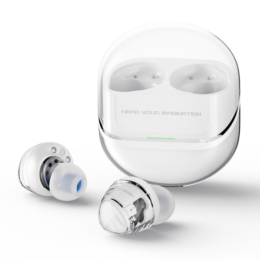 SoundPeats Clear Dot ENC TWS Kablosuz Bluetooth Kulaklık Beyaz - 4