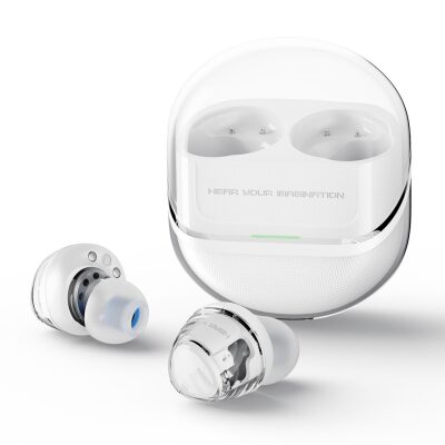 SoundPeats Clear Dot ENC TWS Kablosuz Bluetooth Kulaklık Beyaz - 4