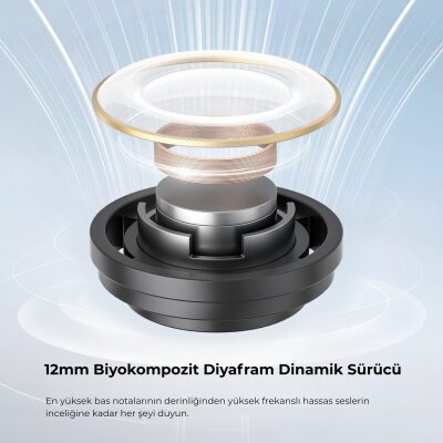 SoundPeats Clear ENC TWS Bluetooth 5.3 Kulak içi Kablosuz Kulaklık Siyah - 4