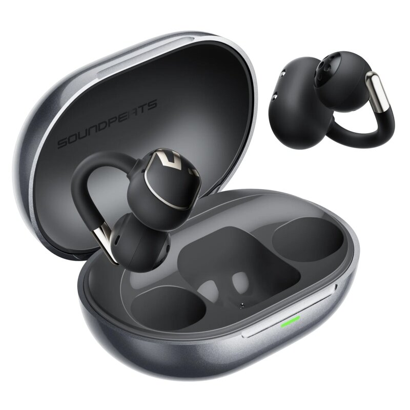 Soundpeats Clip1 Open-Ear ENC OWS Bluetooth 5.4 Kablosuz Kulaklık Siyah - 2
