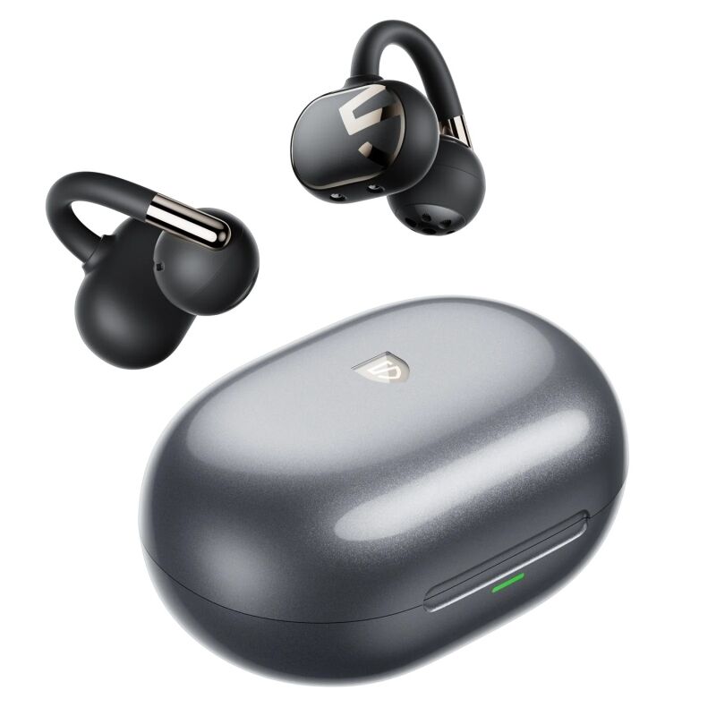 Soundpeats Clip1 Open-Ear ENC OWS Bluetooth 5.4 Kablosuz Kulaklık Siyah - 1