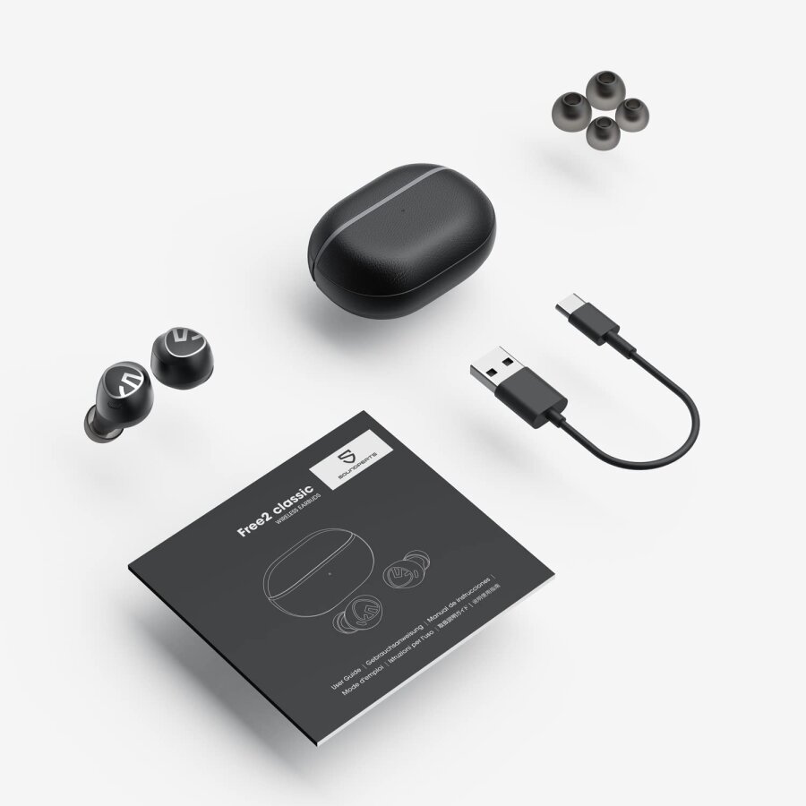 SoundPeats Free2 Classic Bluetooth 5.1 TWS Kulaklık Siyah - 7
