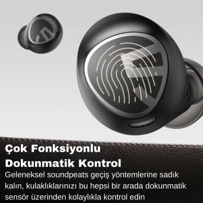 SoundPeats Free2 Classic Bluetooth 5.1 TWS Kulaklık Siyah - 6