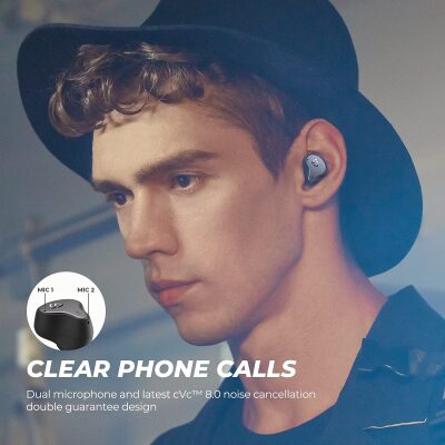 Soundpeats H1 Hybrid Dual Driver Bluetooth 5.2 TWS Kablosuz Kulak içi Kulaklık - 4