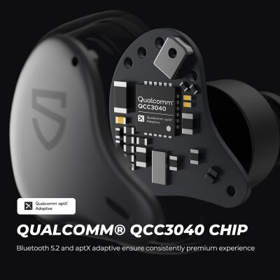 Soundpeats H1 Hybrid Dual Driver Bluetooth 5.2 TWS Kablosuz Kulak içi Kulaklık - 5