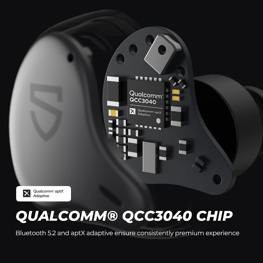 Soundpeats H1 Hybrid Dual Driver Bluetooth 5.2 TWS Kablosuz Kulak içi Kulaklık - 5