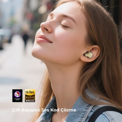 Soundpeats H3 Hi-Res LDAC Bluetooth 5.4 ANC Aktif Gürültü Engelleme TWS Kablosuz Kulak İçi Kulaklık Titanyum Siyah - 7