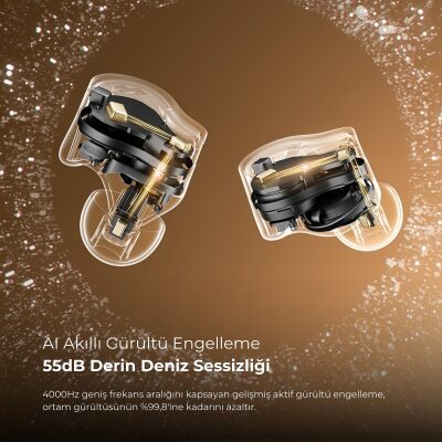 Soundpeats H3 Hi-Res LDAC Bluetooth 5.4 ANC TWS Kablosuz Kulak içi Kulaklık - 4