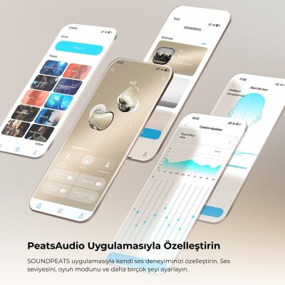 Soundpeats H3 Hi-Res LDAC Bluetooth 5.4 ANC TWS Kablosuz Kulak içi Kulaklık - 7
