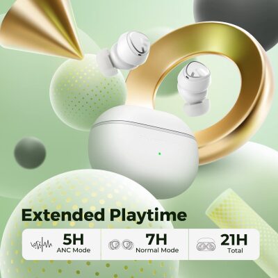 Soundpeats Mini Pro Hybrid ANC Bluetooth 5.2 TWS Kulak İçi Kulaklık Beyaz - 4