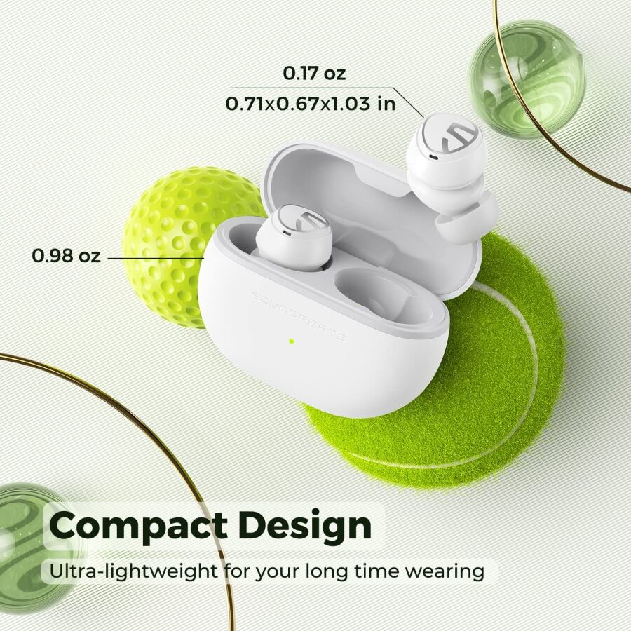 Soundpeats Mini Pro Hybrid ANC Bluetooth 5.2 TWS Kulak İçi Kulaklık Beyaz - 8