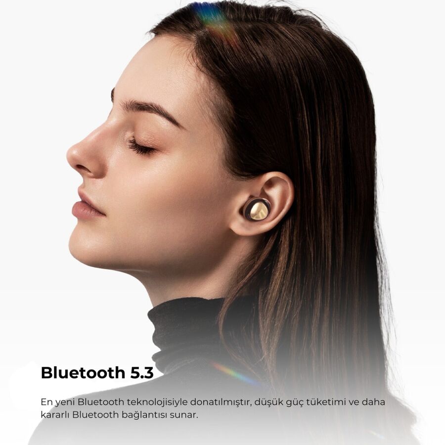 SoundPeats Opera05 Hi-Res LDAC ANC Kulak içi Kablosuz Bluetooth Kulaklık Siyah - 4
