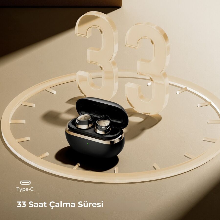 SoundPeats Opera05 Hi-Res LDAC ANC Kulak içi Kablosuz Bluetooth Kulaklık Siyah - 5