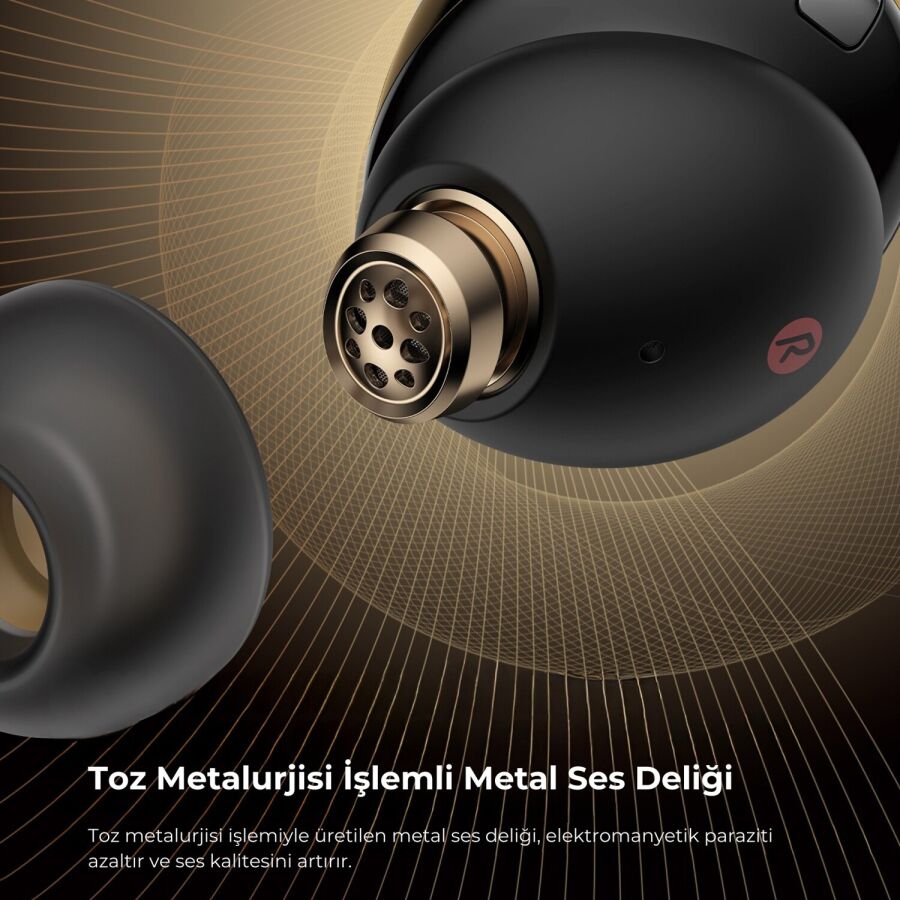 SoundPeats Opera05 Hi-Res LDAC ANC Kulak içi Kablosuz Bluetooth Kulaklık Siyah - 7