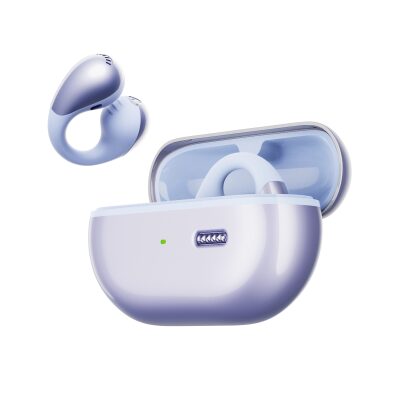 Soundpeats PearlClip Pro Hi-Res LDAC ENC OWS Kablosuz Bluetooth 6.0 Kulaklık Mor - 3