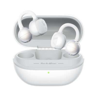 Soundpeats POP Clip Open-Ear ENC OWS Bluetooth 5.4 Kablosuz Kulaklık Beyaz - 1