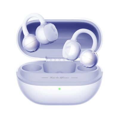 Soundpeats POP Clip Open-Ear ENC OWS Bluetooth 5.4 Kablosuz Kulaklık Mor