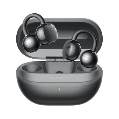 Soundpeats POP Clip Open-Ear ENC OWS Bluetooth 5.4 Kablosuz Kulaklık Siyah 